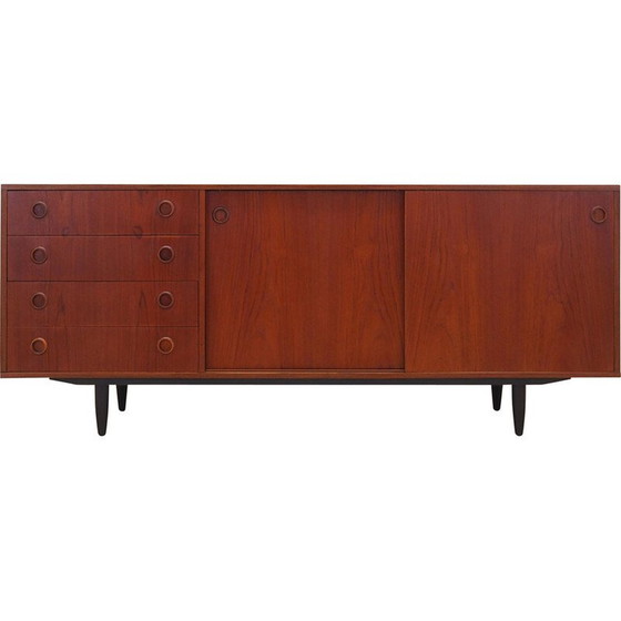 Image 1 of Vintage teakhouten dressoir, Denemarken 1970