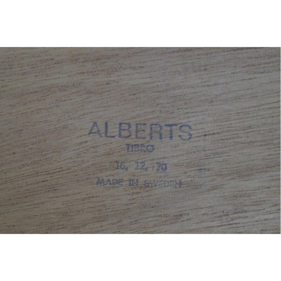 Image 1 of 2 vintage scandinavische palissander bijzettafels van Alberts Tibro, 1970