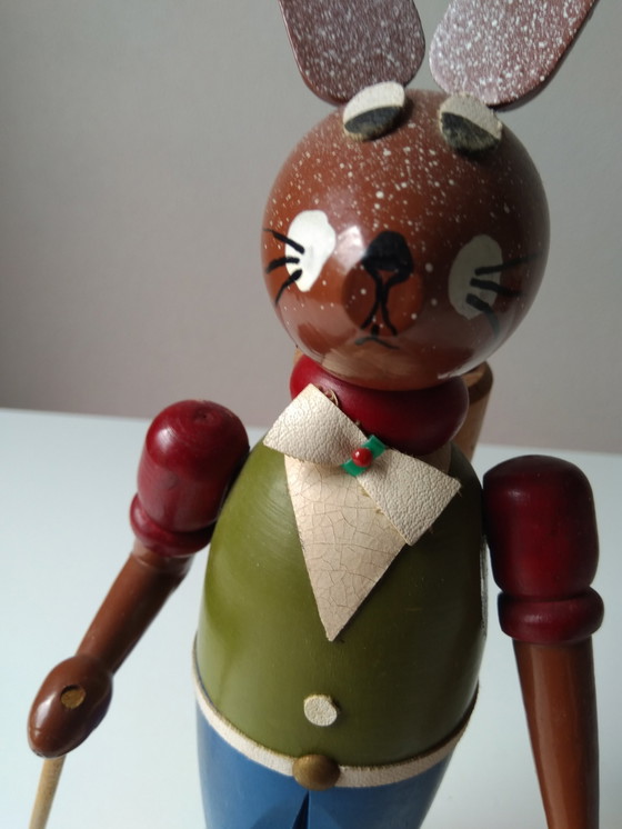 Image 1 of Ertsgebergte Vintage Hazenpaar, Paashazen