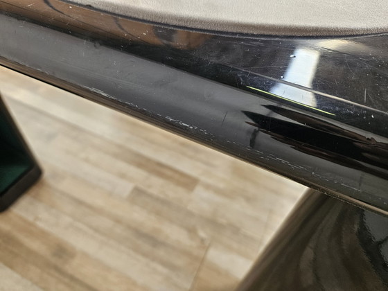 Image 1 of Vintage speeltafel in grijze stof, toegeschreven aan Pierluigi Molinari voor Pozzi Milano