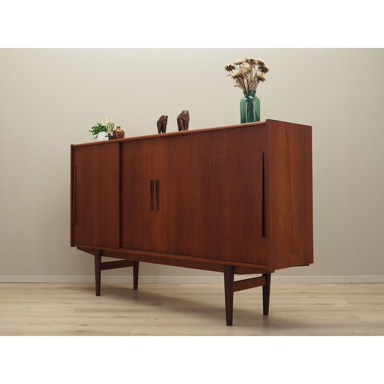 Image 1 of Vintage teakhouten highboard, Denemarken 1960