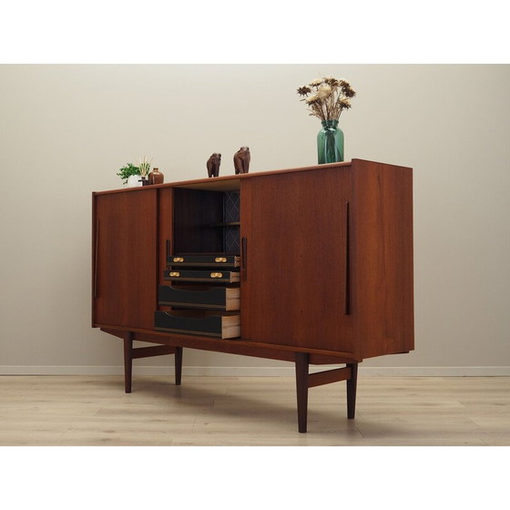 Image 1 of Vintage teakhouten highboard, Denemarken 1960