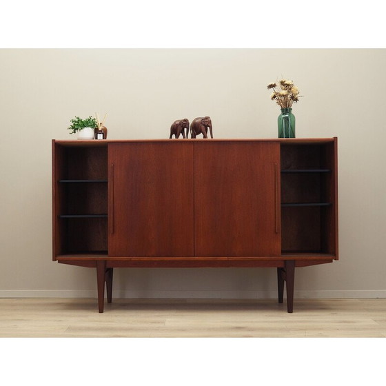 Image 1 of Vintage teakhouten highboard, Denemarken 1960