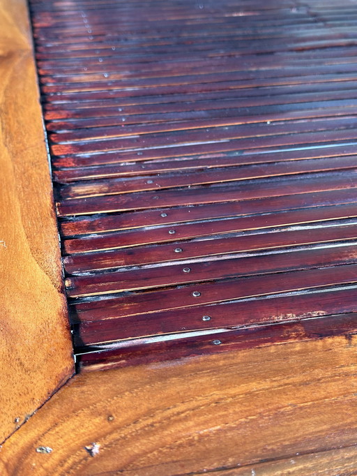 Teak & Bamboo coffee table