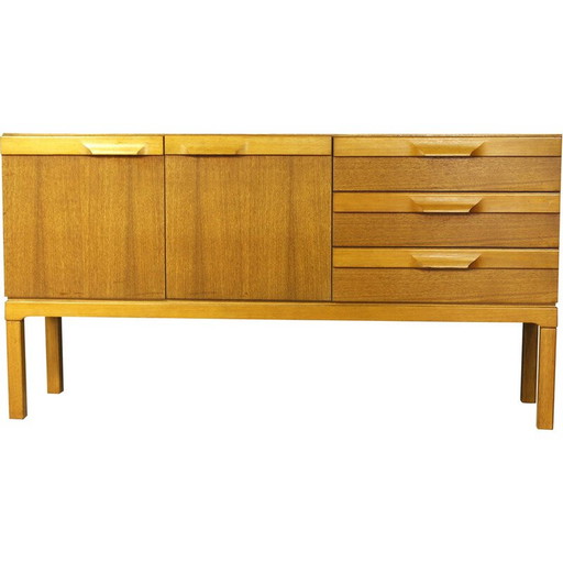 Vintage houten dressoir van Möbelwerk, Duitsland 1970