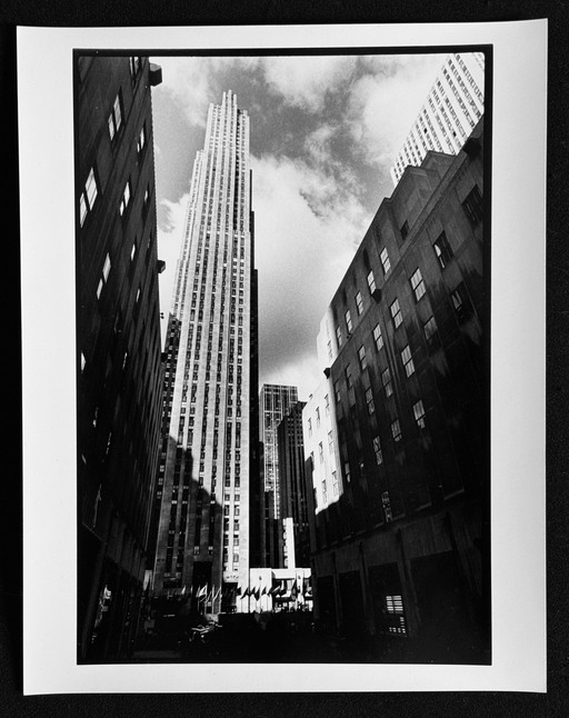 Michel Pinel 1949-2022 Sublime Foto New York Rockfeller Center 1986