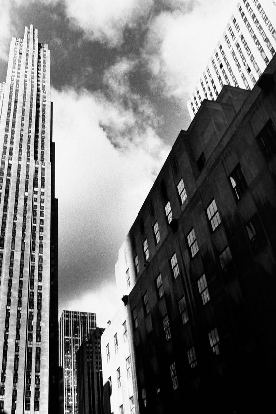 Image 1 of Michel Pinel 1949-2022 Sublime Foto New York Rockfeller Center 1986