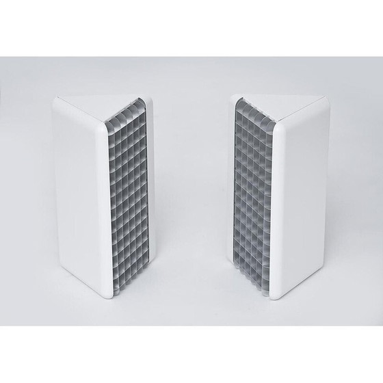 Image 1 of Paar vintage aluminium wandlampen van Raak Amsterdam, jaren 1970