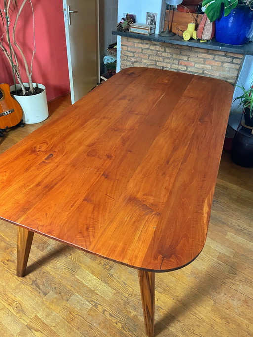 Handgemaakte Tafel Mahonie Scandinavische