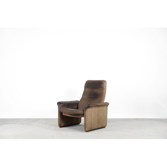 Image 1 of Vintage verstelbare buffelleer fauteuil van De Sede, Zwitserland 1970