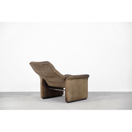 Image 1 of Vintage verstelbare buffelleer fauteuil van De Sede, Zwitserland 1970