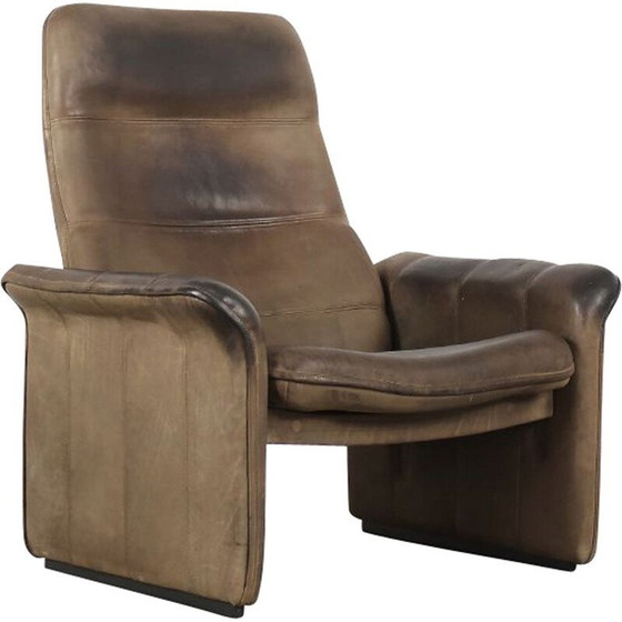 Image 1 of Vintage verstelbare buffelleer fauteuil van De Sede, Zwitserland 1970