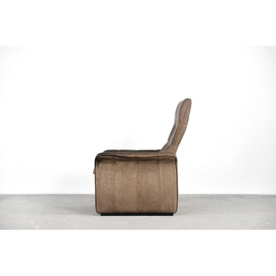 Image 1 of Vintage verstelbare buffelleer fauteuil van De Sede, Zwitserland 1970