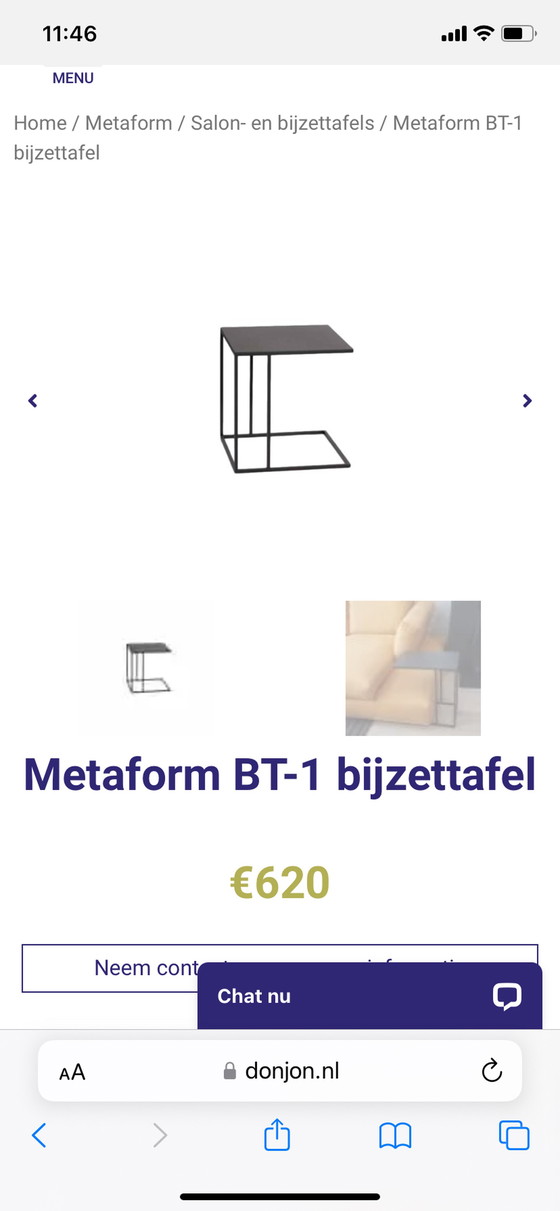 Image 1 of Metaform BT1 design bijzettafel