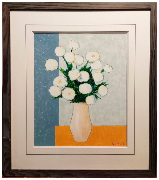 Witte bloemen van Gilbert Artaud