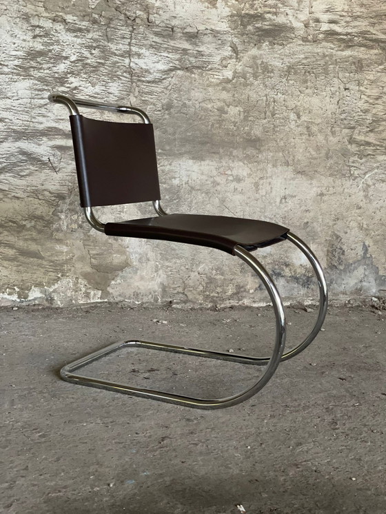 Image 1 of 2X Mies Van Der Rohe Mr10 Knoll Internationale Stoelen Stoelontwerp