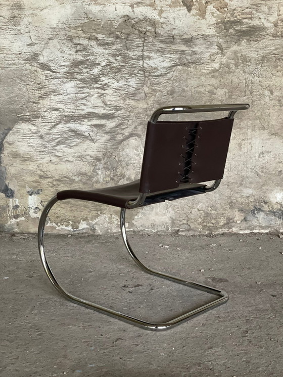 Image 1 of 2X Mies Van Der Rohe Mr10 Knoll Internationale Stoelen Stoelontwerp