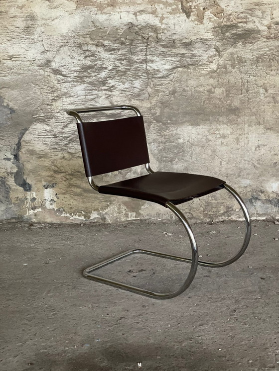 Image 1 of 2X Mies Van Der Rohe Mr10 Knoll Internationale Stoelen Stoelontwerp