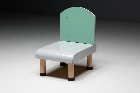 Image 1 of Memphis Stoel In De Stijl Van Ettore Sottsass, Italië, 1980S