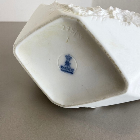 Image 1 of Paar vintage Op Art porseleinen vazen van Ak Kaiser, Duitsland 1970