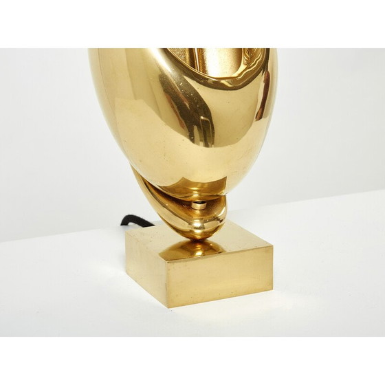 Image 1 of Vintage verguld bronzen lamp van Michel Armand, 1970