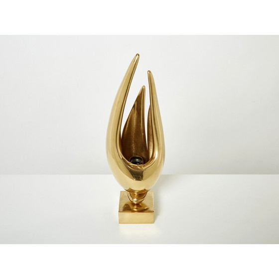 Image 1 of Vintage verguld bronzen lamp van Michel Armand, 1970