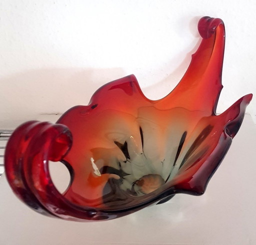 Schaal van Murano glas, 1950S