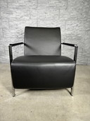 2 x Harvink Alowa. Zwart leer