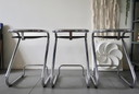 3x Vintage Lammhults barstools by Börge Lindau & Bo Lindekrantz