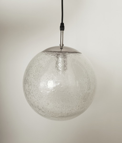 Peill & Putzler lamp met bubbleglas