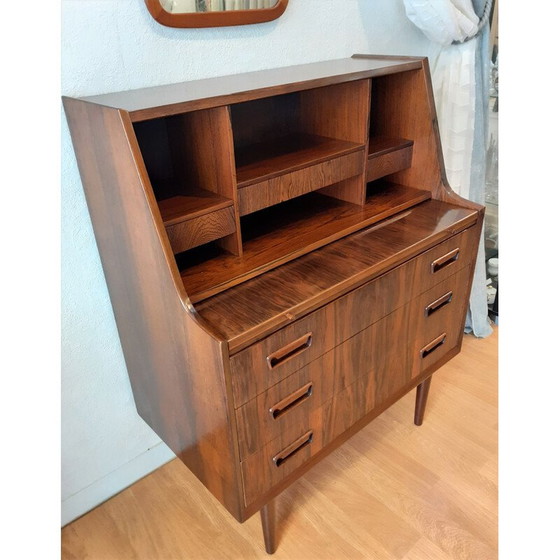 Image 1 of Vintage secretaire in rozenhout, Denemarken 1960