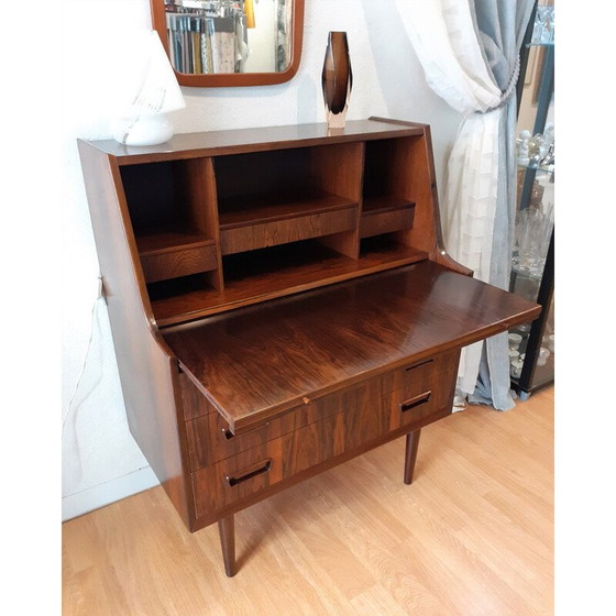 Image 1 of Vintage secretaire in rozenhout, Denemarken 1960