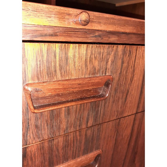 Image 1 of Vintage secretaire in rozenhout, Denemarken 1960