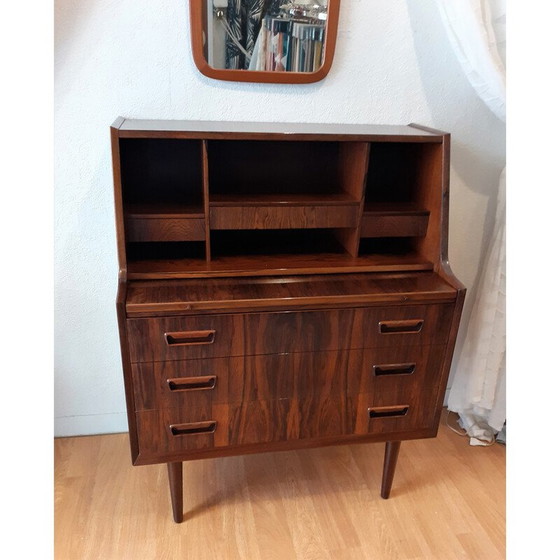 Image 1 of Vintage secretaire in rozenhout, Denemarken 1960