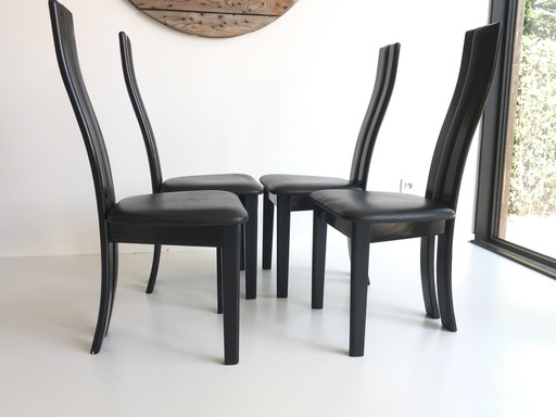 4x Van Den Berghe - Pauvers stoelen