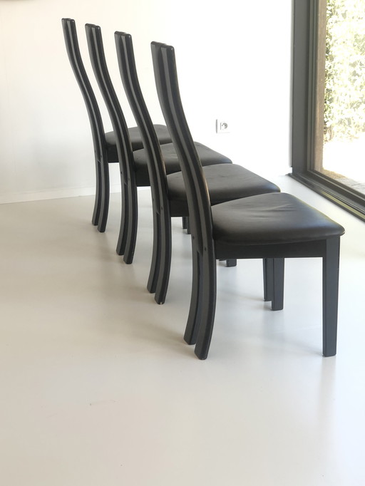 4x Van Den Berghe - Pauvers stoelen