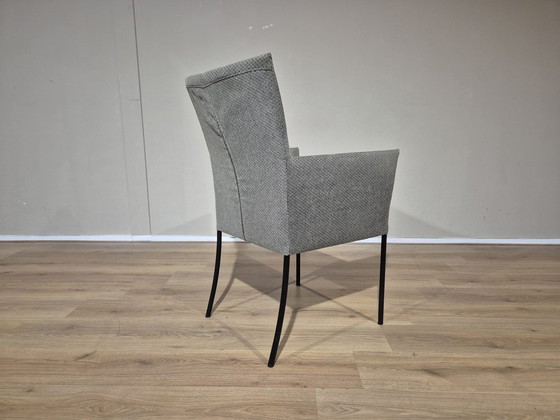 Image 1 of 3x Bert Plantagie Eetkamerstoelen - Grijs - Taupe - Design