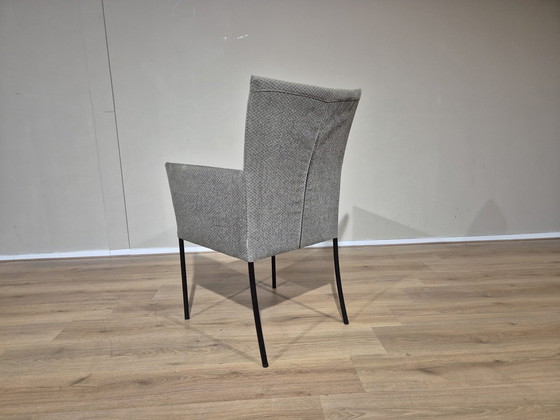 Image 1 of 3x Bert Plantagie Eetkamerstoelen - Grijs - Taupe - Design