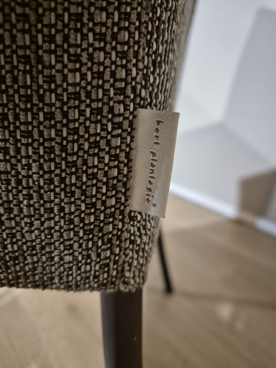 Image 1 of 3x Bert Plantagie Eetkamerstoelen - Grijs - Taupe - Design