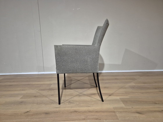 Image 1 of 3x Bert Plantagie Eetkamerstoelen - Grijs - Taupe - Design