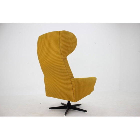 Image 1 of Vintage draaibare fauteuil, Tsjecho-Slowakije 1970
