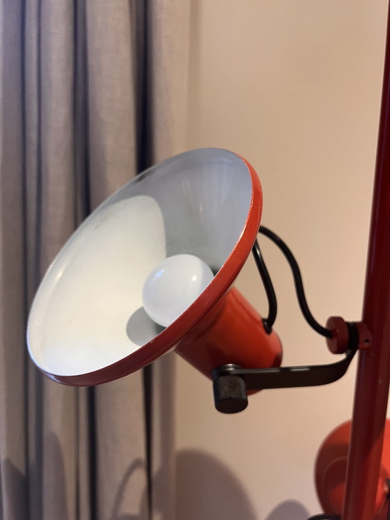 Image 1 of Vintage Jaren 70 Vloer Staande Lamp Met Drie Spots