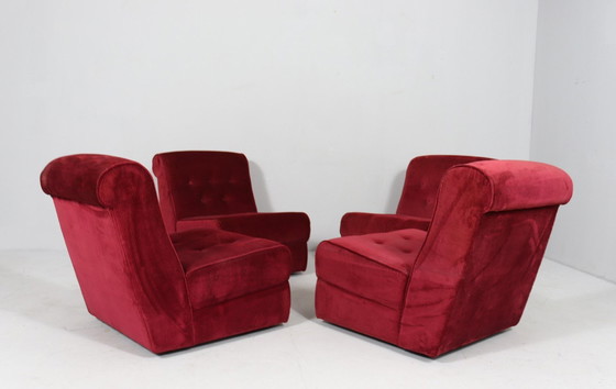 Image 1 of Space Age modulaire sofa-elementen/modulaire sofa, Duitsland, jaren 1970