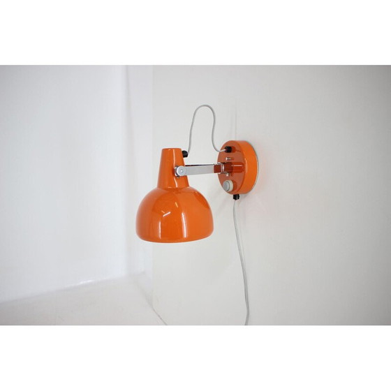 Image 1 of Vintage oranje wandlamp van Lidokov, jaren 1960