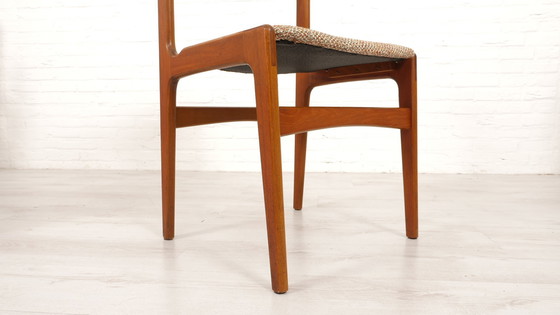 Image 1 of Set Van 6 Eetkamerstoelen | Vintage | Opnieuw Gestoffeerd