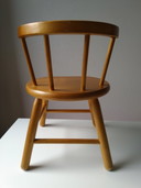 Vintage houten kinderstoel van Dijk Toys