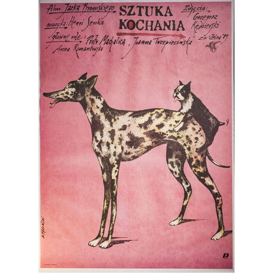 Image 1 of Vintage filmposter "Sztuka kochania", Polen 1989