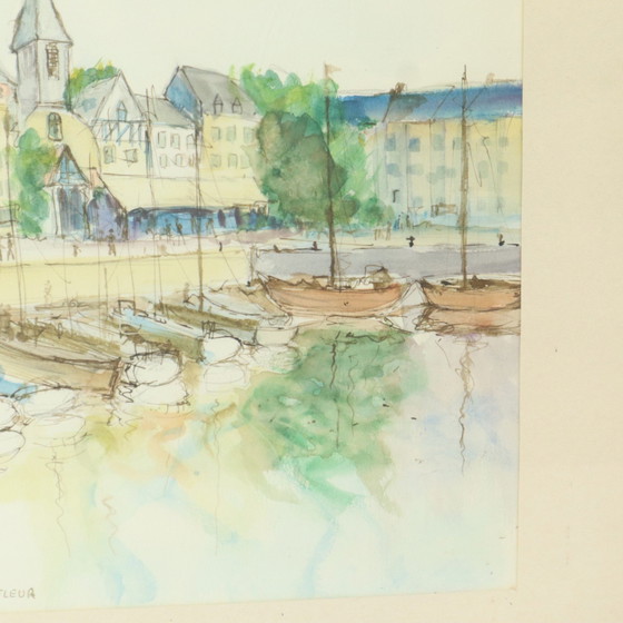 Image 1 of Schilderijtje Aquarel 1989