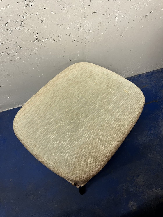 Image 1 of Giorgetti Fauteuil Met Voetenbankje