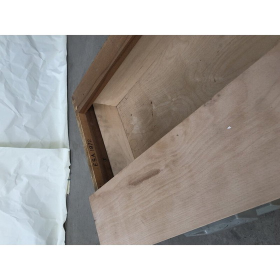 Image 1 of Esavian vintage bibliotheek ladekast, ESA school, 1970